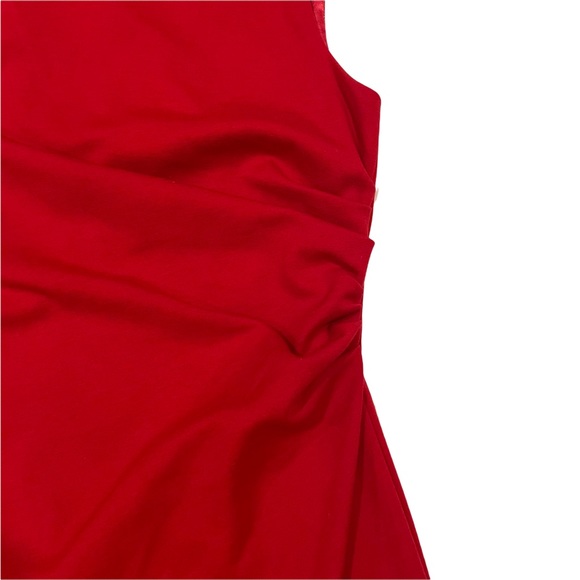Tahari size 6 dress in red with a touch of hot pink - Picture 3 of 5